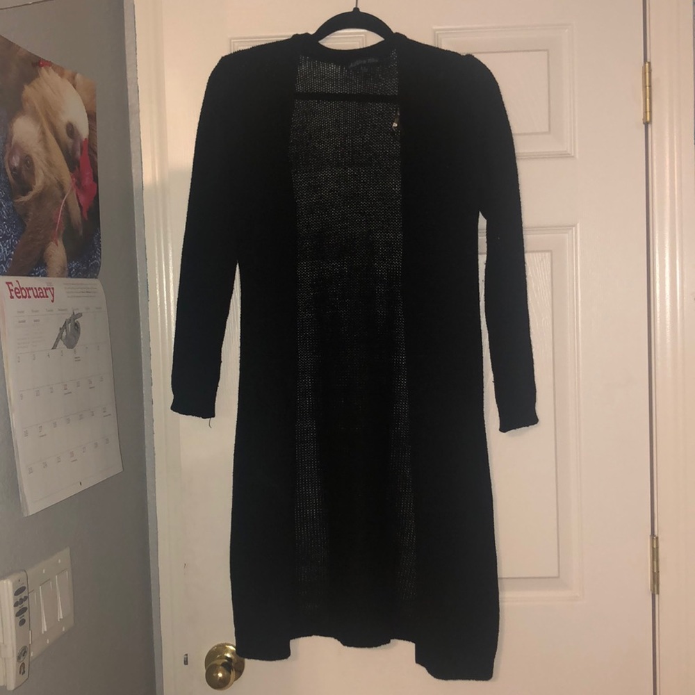 Knitted cardigan sweater